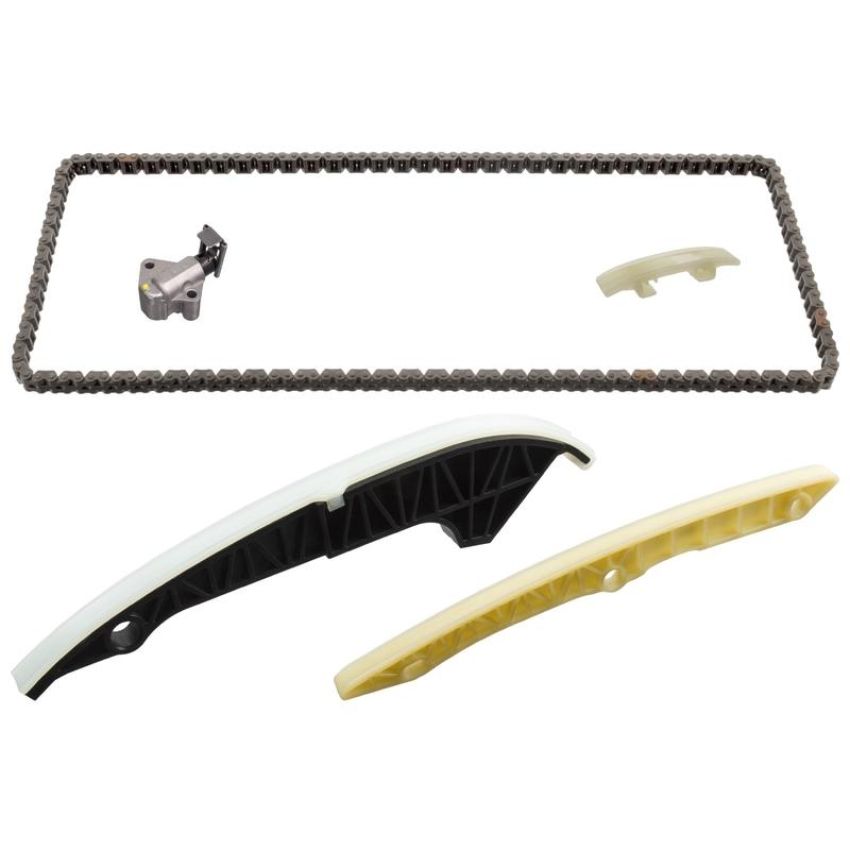 FEBI 102196 Timing Chain Kit for camshaft, with guide rails and chain tensioner