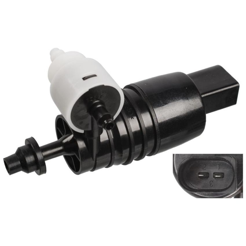 FEBI 107463 Washer Pump for windscreen- and headlight-washer system, with seal ring