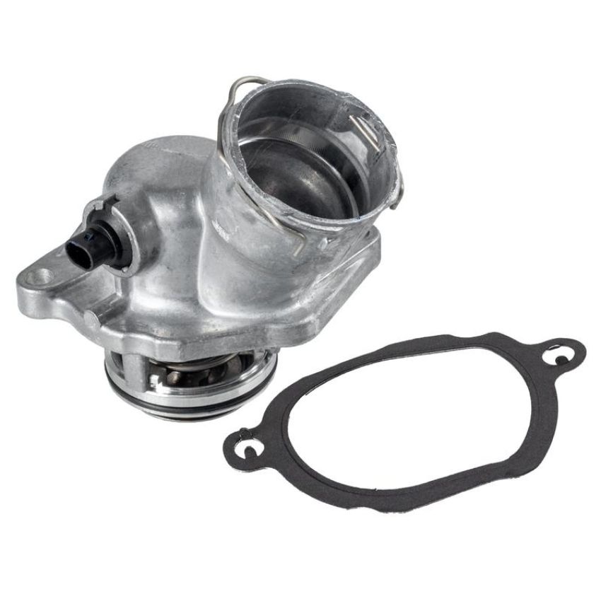 FEBI 108755 Thermostat with housing, seal and temperature switch