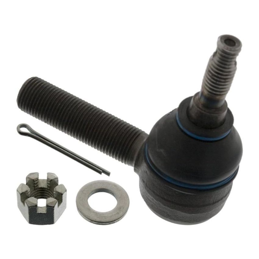 FEBI 14122 Tie Rod End with castle nut, cotter pin and washer