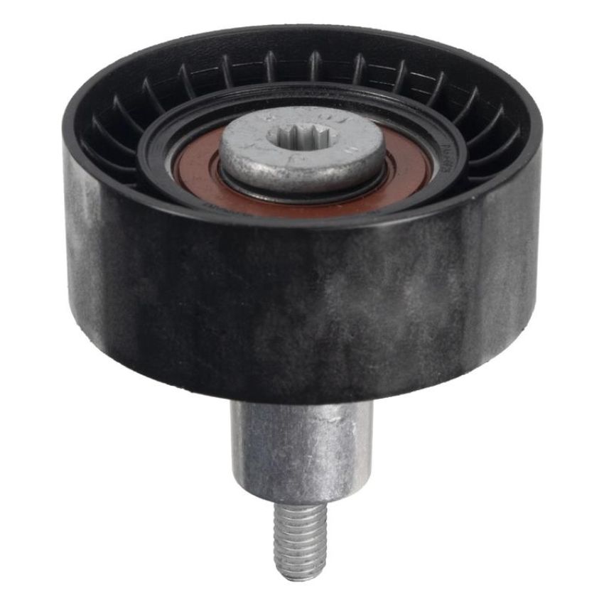 FEBI 170461 Idler Pulley for auxiliary belt, with bolt