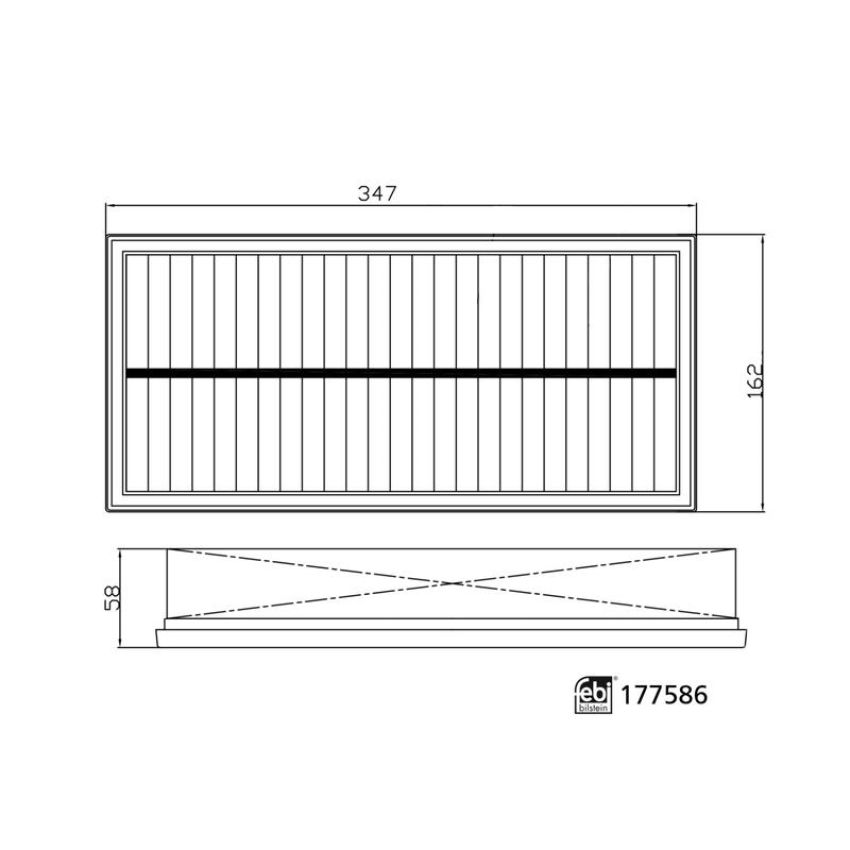 FEBI 177586 Air Filter