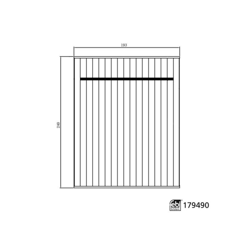 FEBI 179490 Cabin Filter Set