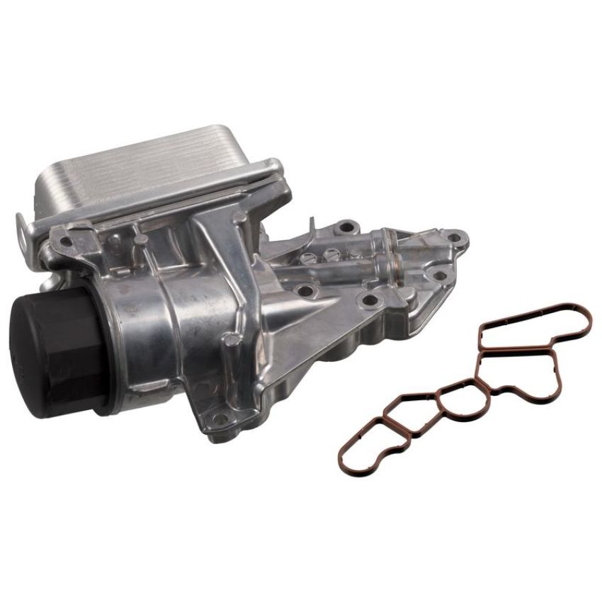 FEBI 179769 Oil Filter Housing with oil filter and oil cooler