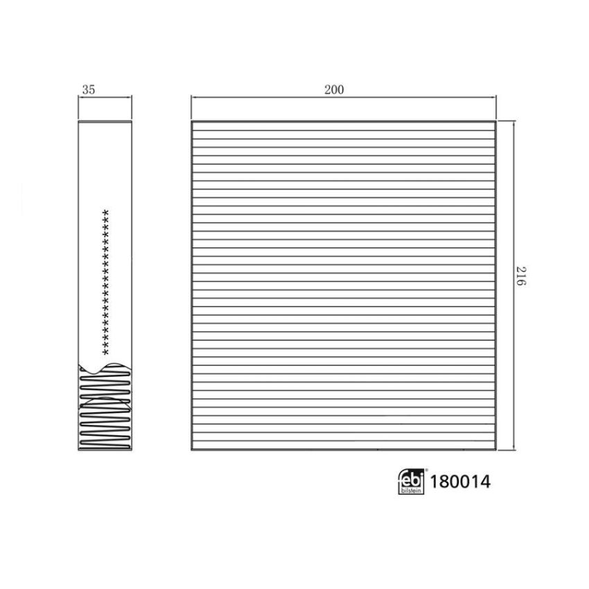FEBI 180014 Cabin Filter