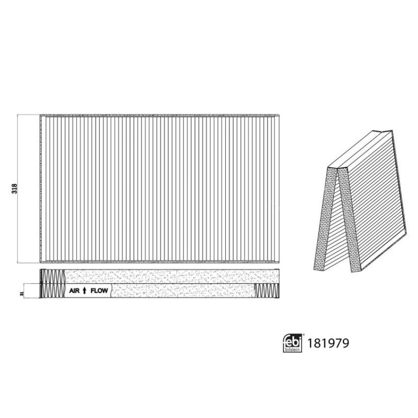FEBI 181979 Cabin Filter