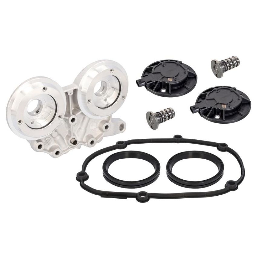 FEBI 183500 Bracket for camshaft, with valves and gaskets