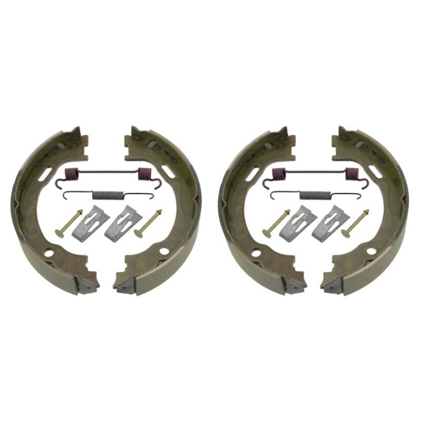 FEBI 23197 Brake Shoe Set for parking brake, with additional parts