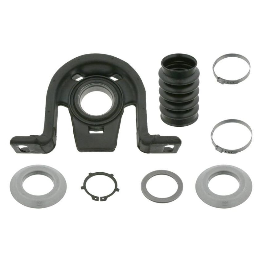 FEBI 24493 Propshaft Center Support Repair Kit with integrated roller bearing