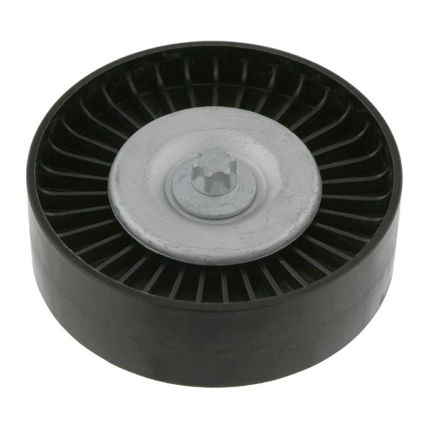 FEBI 24730 Idler Pulley for auxiliary belt, with bolt
