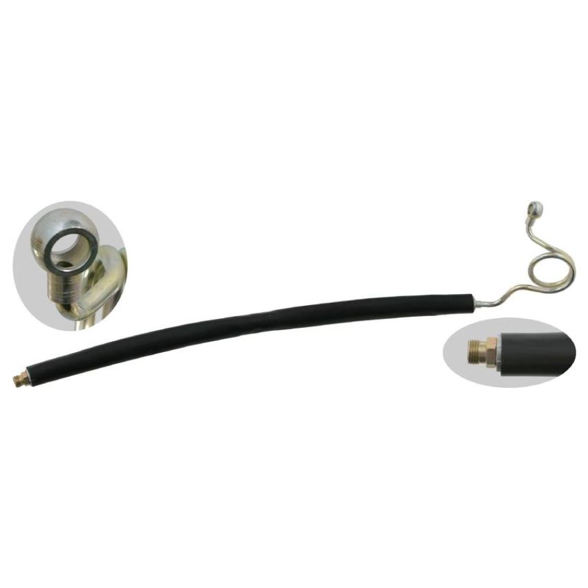FEBI 27184 Power Steering Hose impeller pump for steering box