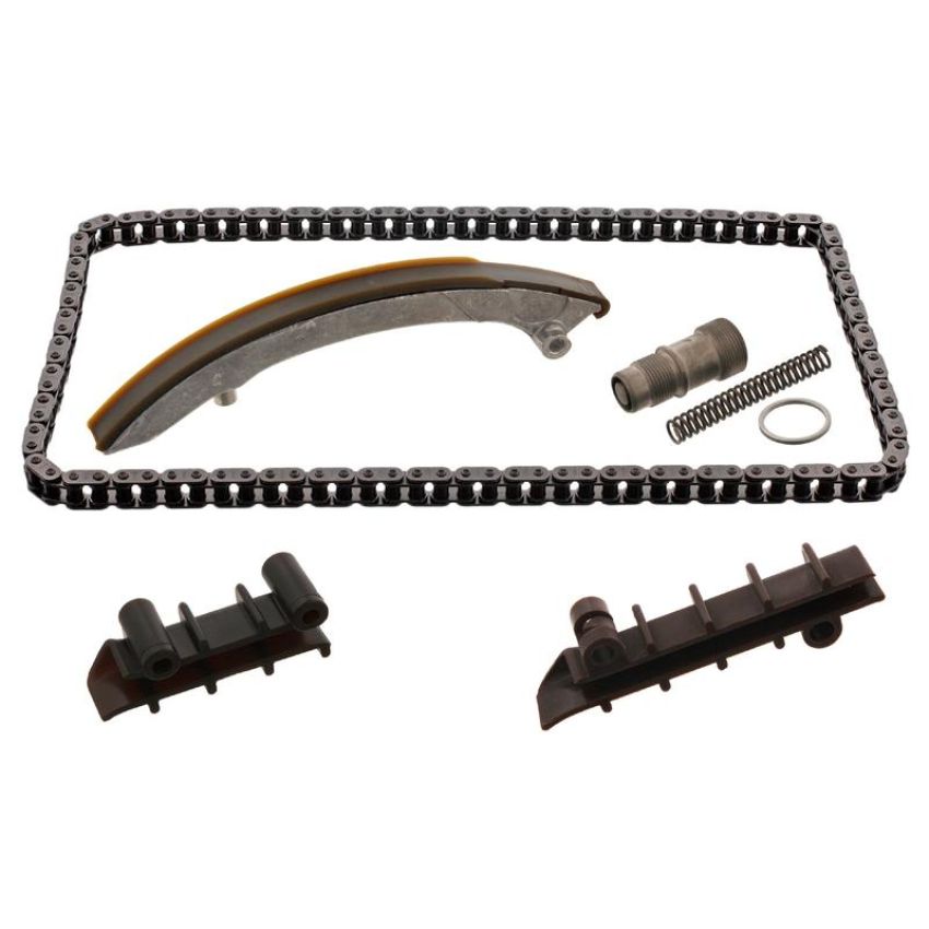 FEBI 30305 Timing Chain Kit for camshaft, with guide rails and chain tensioner