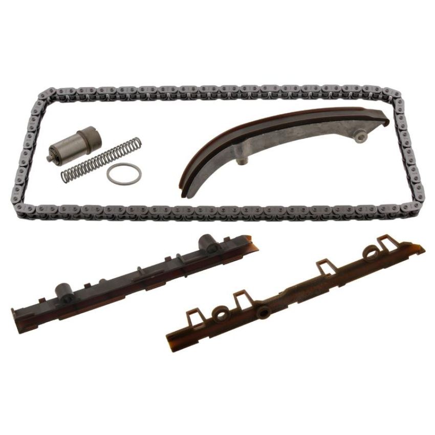 FEBI 30307 Timing Chain Kit for camshaft, with guide rails and chain tensioner