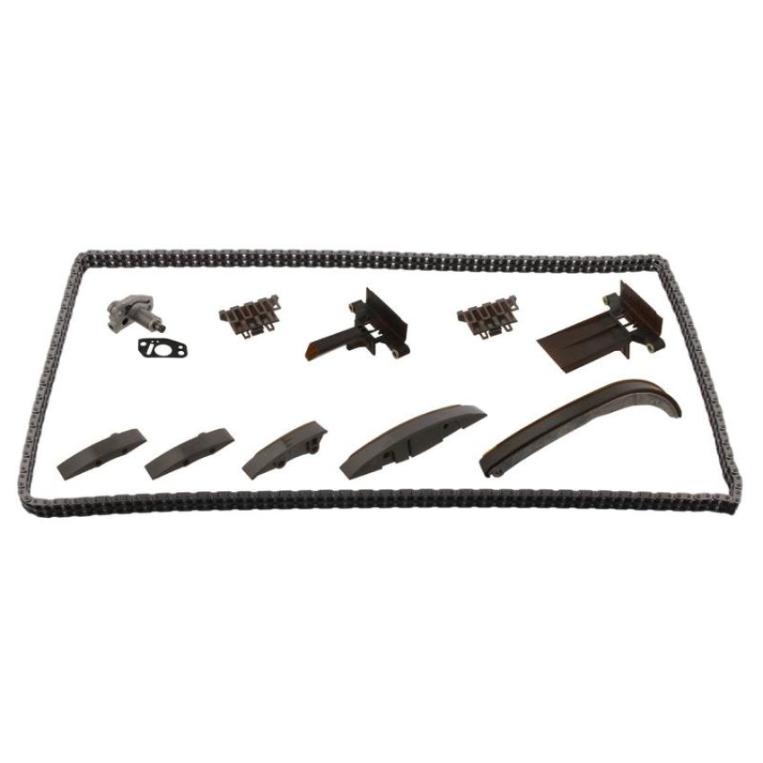 FEBI 30313 Timing Chain Kit for camshaft, with guide rails and chain tensioner