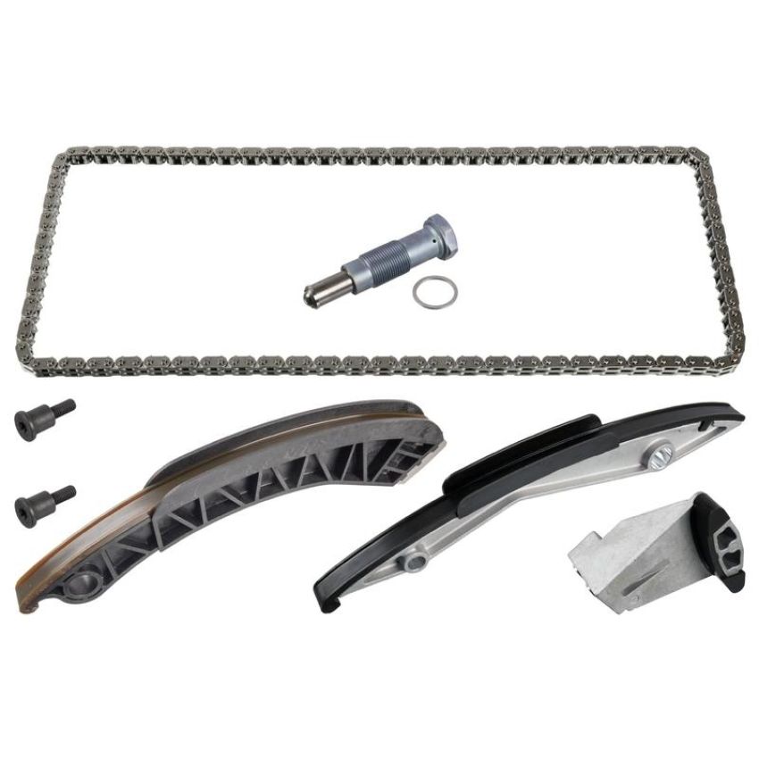 FEBI 30340 Timing Chain Kit for camshaft, with guide rails and chain tensioner
