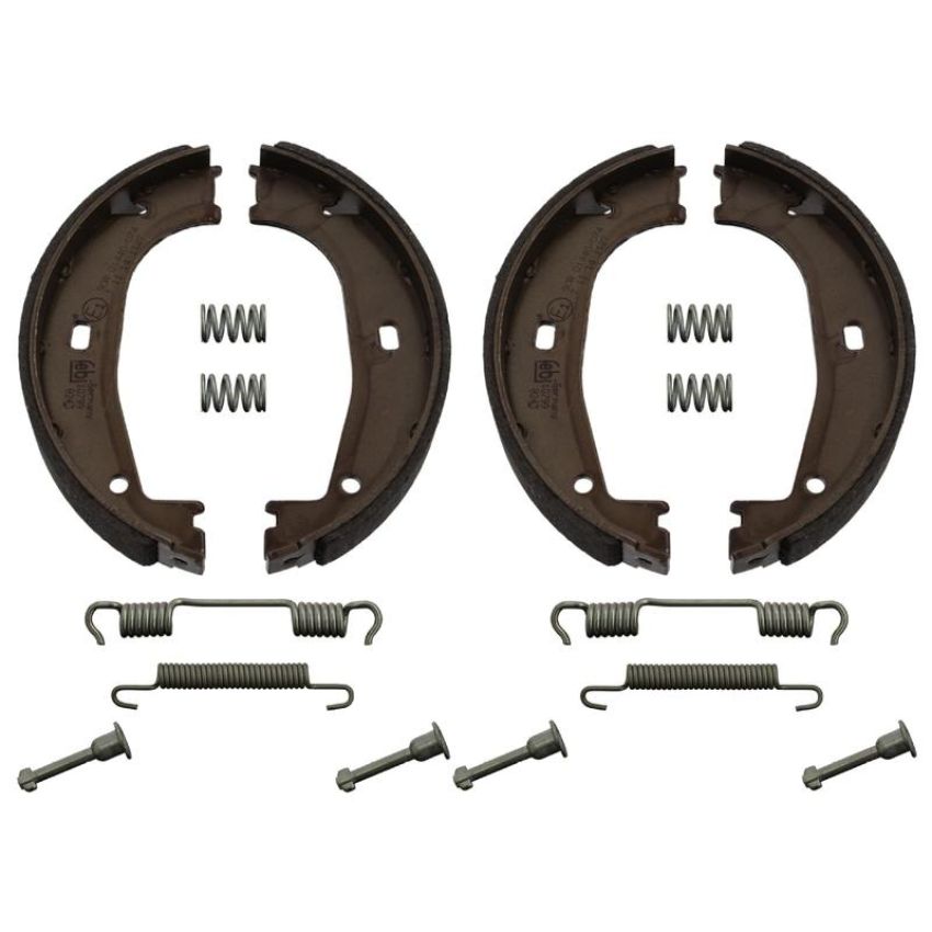 FEBI 31045 Brake Shoe Set for parking brake, with additional parts
