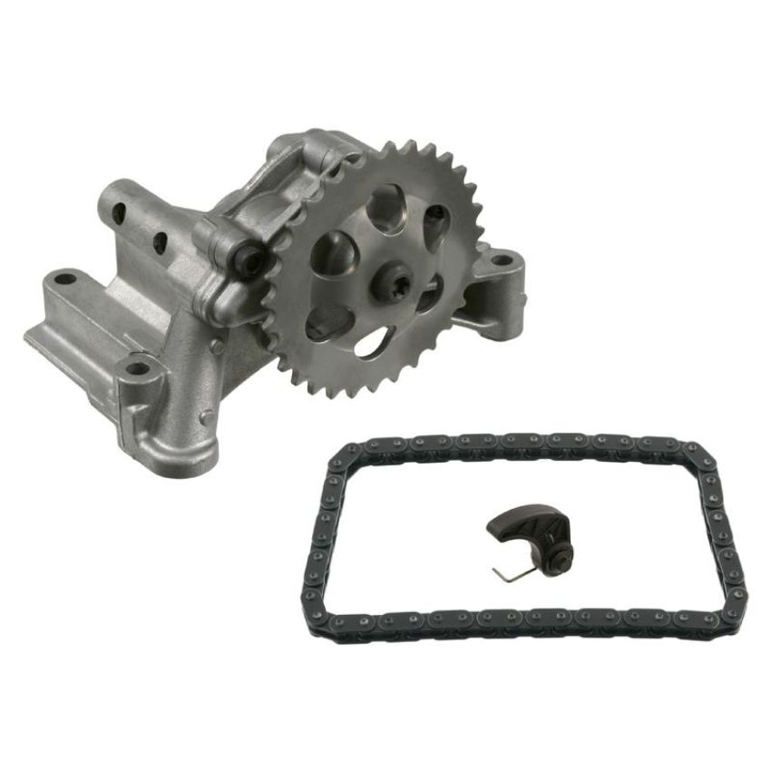 FEBI 33751 Oil Pump Kit with chain tensioner for oil pump and chain
