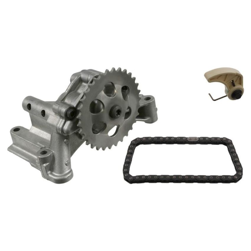 FEBI 33753 Oil Pump Kit with chain tensioner for oil pump and chain