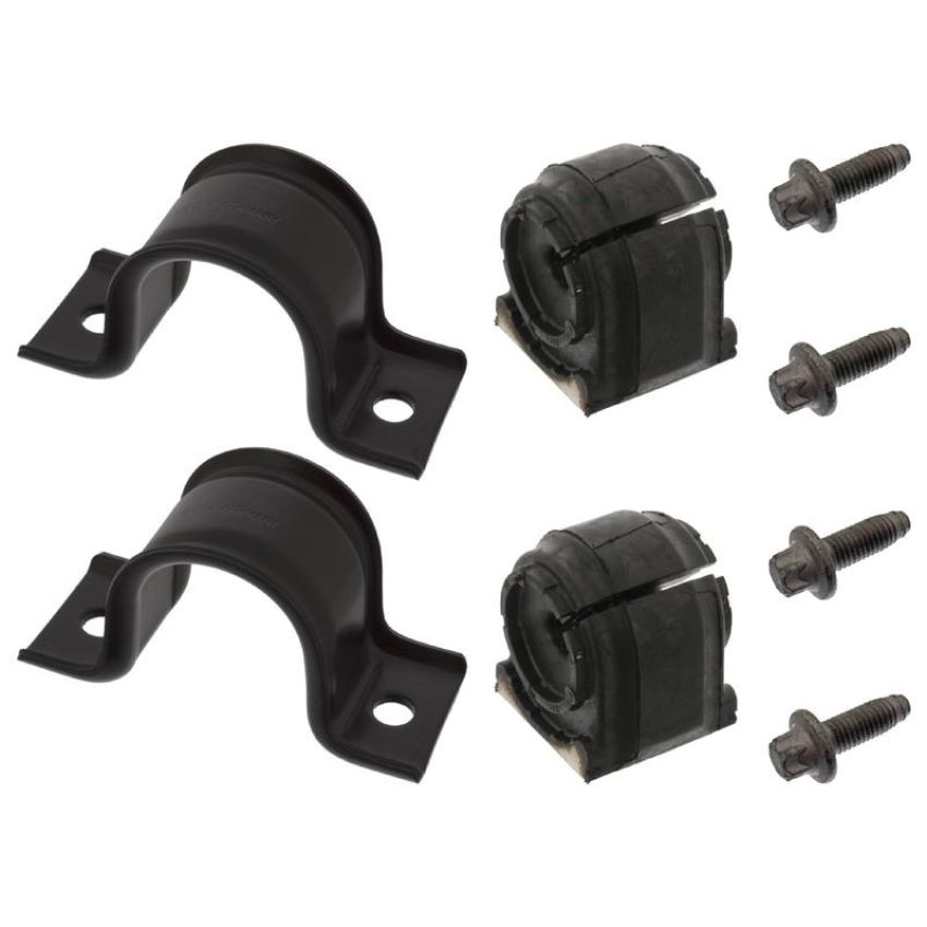 FEBI 45876 Anti Roll Bar Bush Kit with brackets and bolts