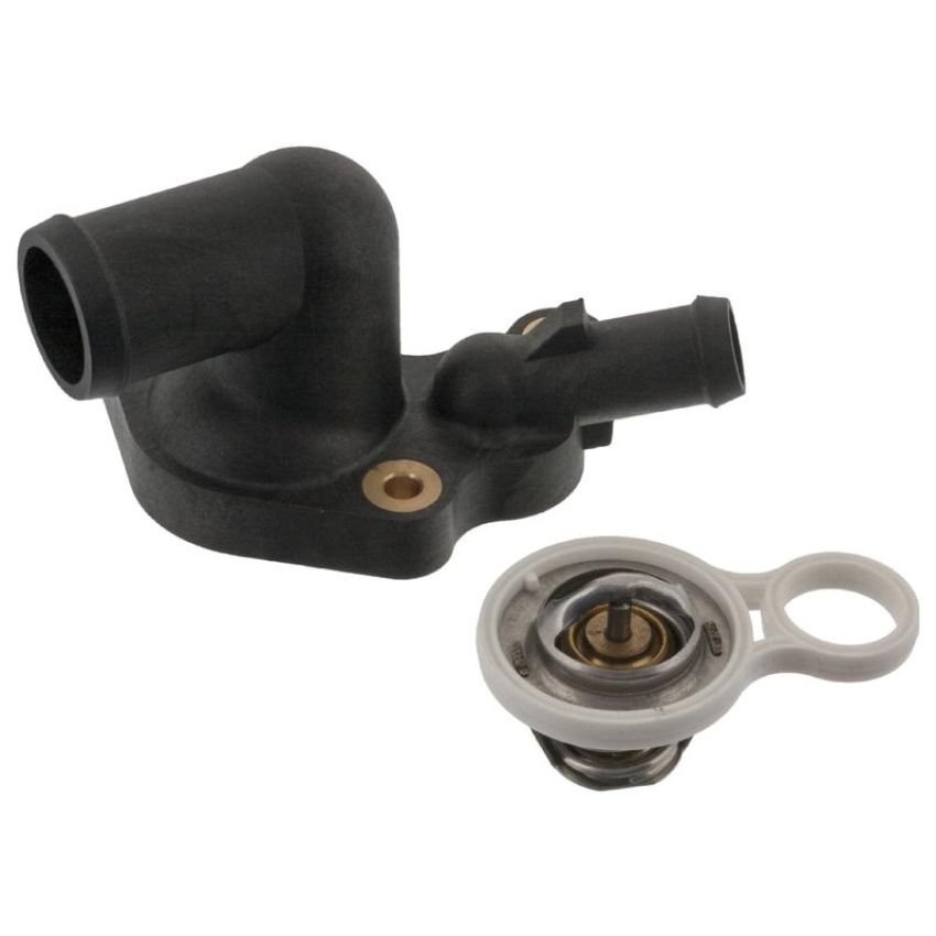 FEBI 47546 Thermostat with housing and gasket