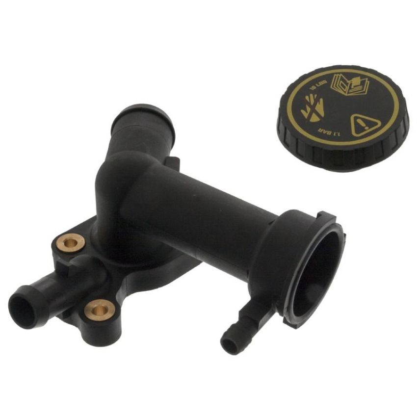 FEBI 47560 Thermostat Housing with cap, without gasket