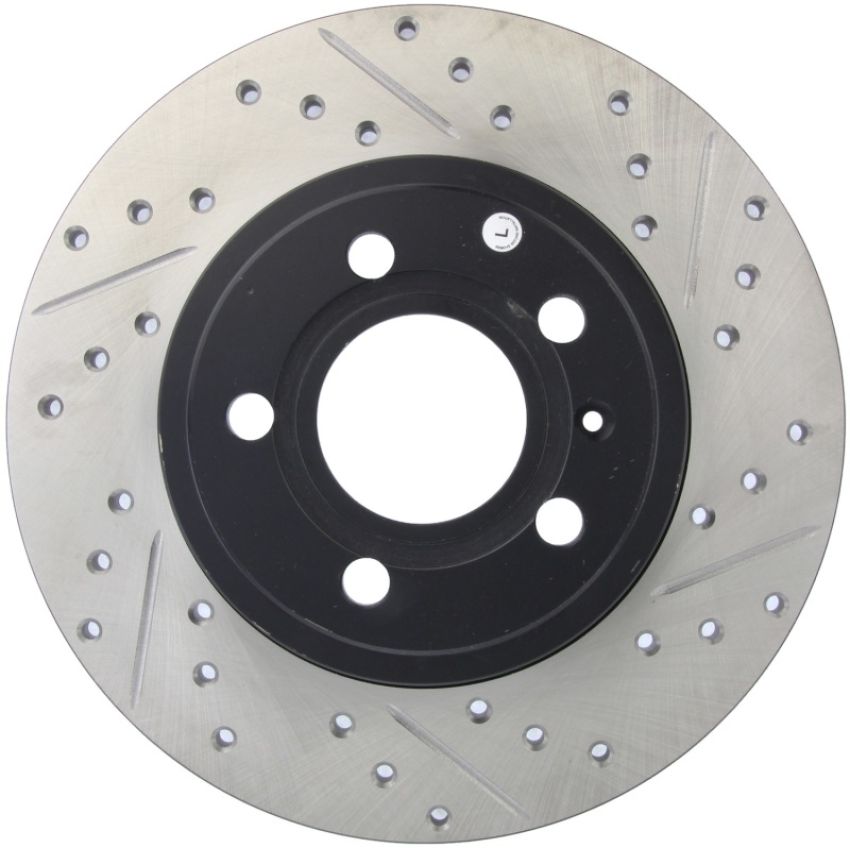 Stoptech 127.33097L Slotted & Drilled Sport Brake Rotor