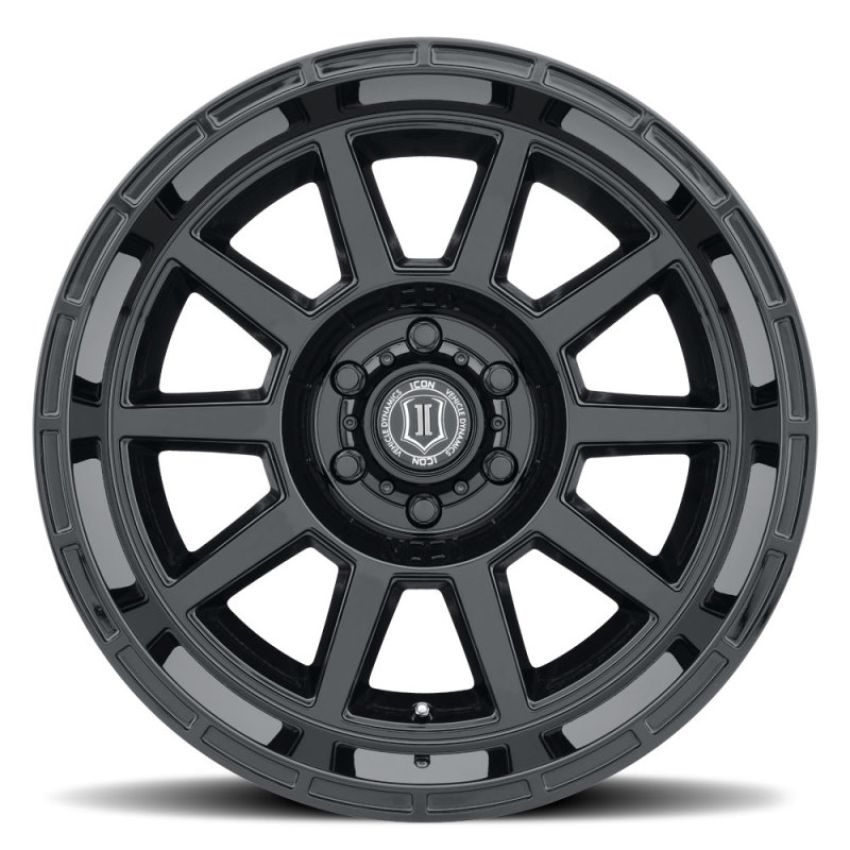 ICON Recoil 20x10 5x150 -24mm Offset 4.5in BS Gloss Black Wheel