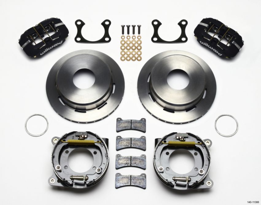 Wilwood 140-11388 Dynapro Low-Profile 11.00in P-Brake Kit Big Ford 2.36in Offset Currie