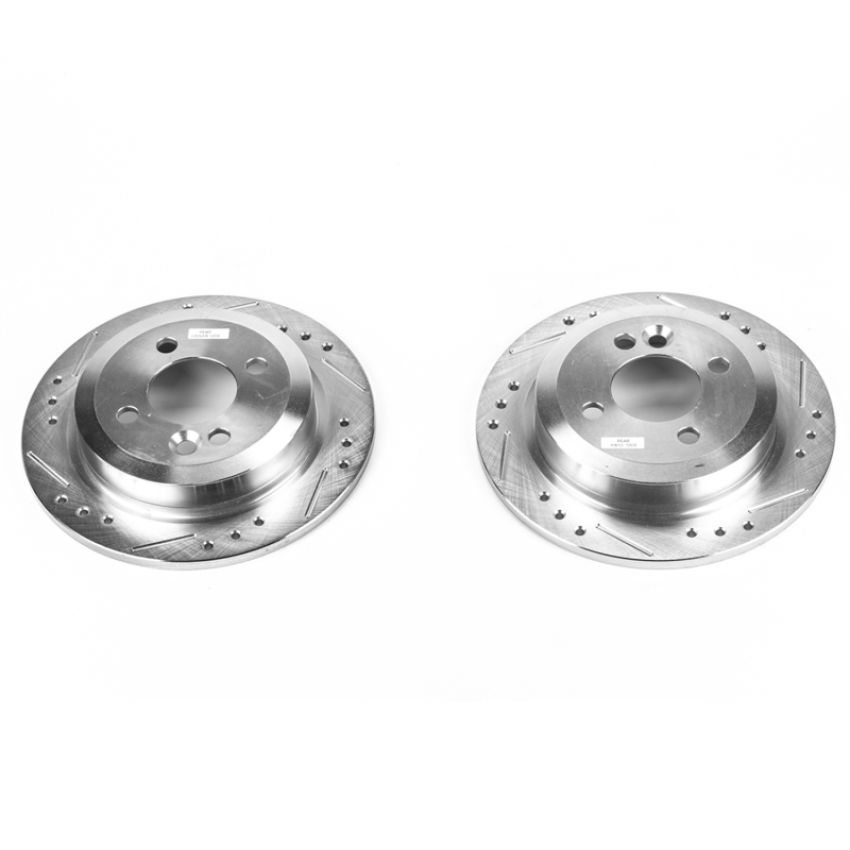 PowerStop EBR652XPR PowerStop Evolution Performance Drilled, Slotted & Plated Brake Rotor Pair