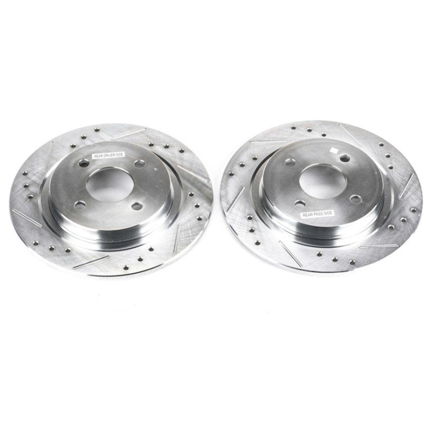 PowerStop AR8169XPR PowerStop Evolution Performance Drilled, Slotted & Plated Brake Rotor Pair
