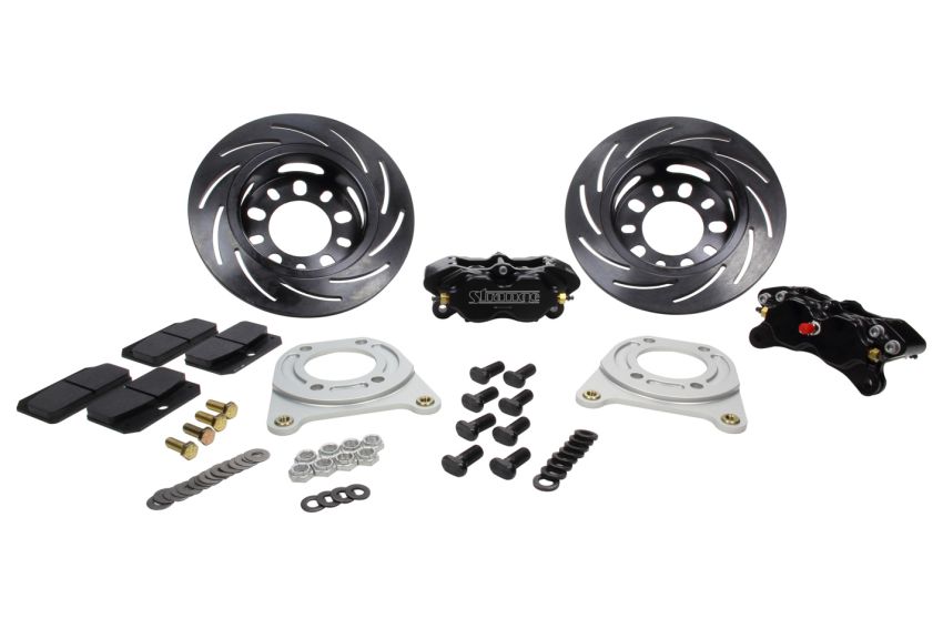 STRANGE STGB1707WC Rear Brake Kit -Big Ford w/2.5in Offset Soft Pads