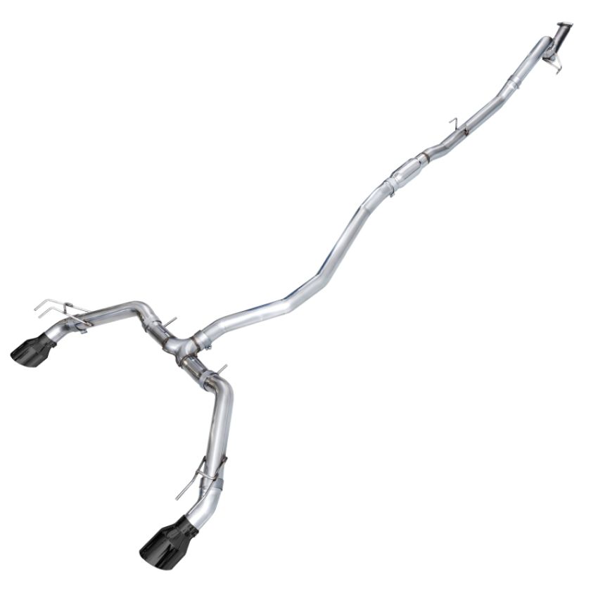 AWE Tuning 3020-33331 22+ Honda Civic Si/Acura Integra Track Edition Catback Exhaust - Dual Diamond Black Tips