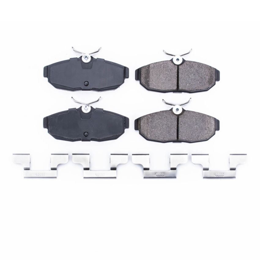 PowerStop 17-1082 PowerStop - Z17 Low-Dust Ceramic Brake Pads with Hardware