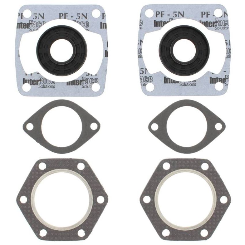 Vertex Pistons 711079A Vertex Gaskets 75-76 Polaris TX Complete Gasket Kit w/ Oil Seals
