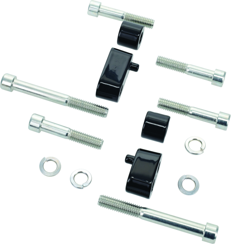Kuryakyn 7509 Driver Floorboard Spacers 09-Up Touring Models Gloss Black