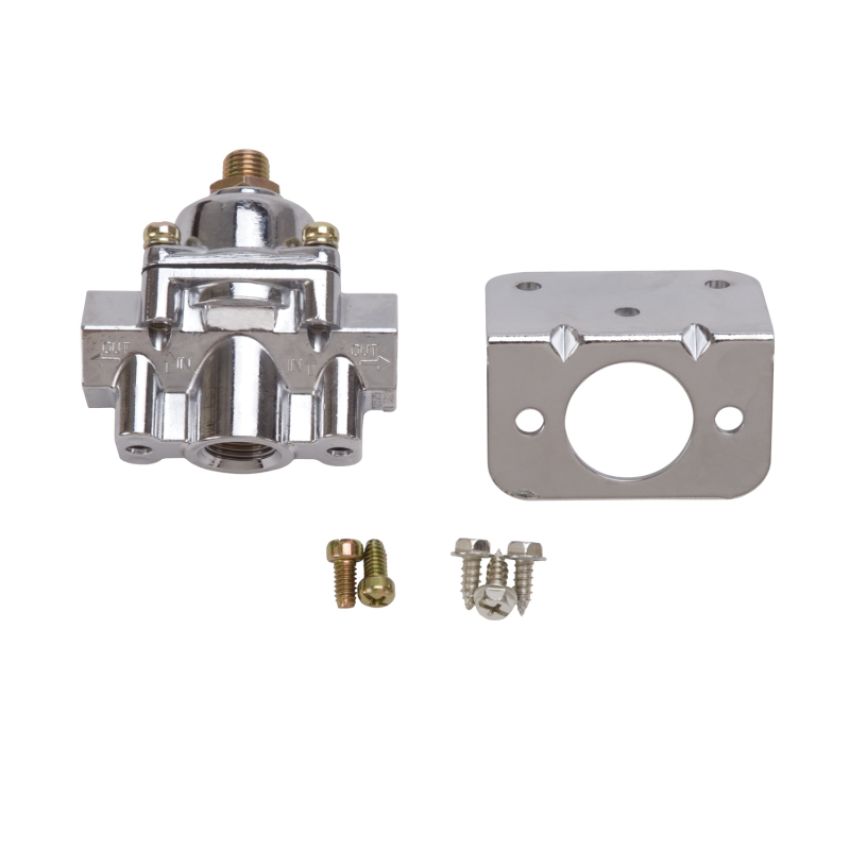 Edelbrock 1789 Fuel Regulator 1-4 PSI Chrome