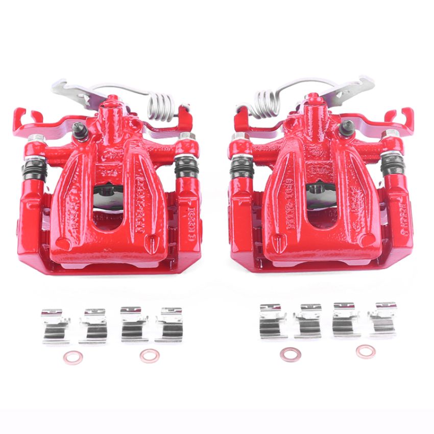PowerStop S4946 Red Powder Coated Calipers