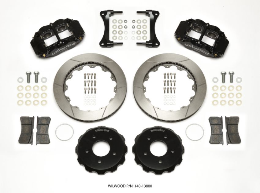 Wilwood 140-13880 Narrow Superlite 4R Front Hat Kit 12.88in 2007-Up Jeep Wrangler