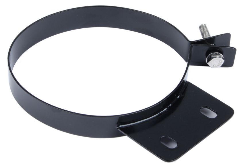 PYPES PERFORMANCE EXHAUST PYPHSC006B Stack Clamp 6in Stainless Black
