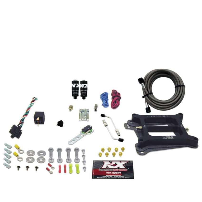 Nitrous Express 40041-00 4150 HITMAN PLUS 4-BBL (50-100-150-200HP) LESS BOTTLE