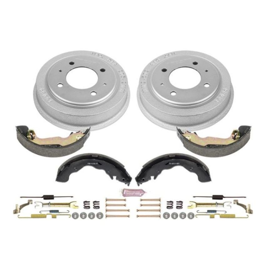 PowerStop KOE15337DK Power Stop 97-00 Hyundai Elantra Rear Autospecialty Drum Kit