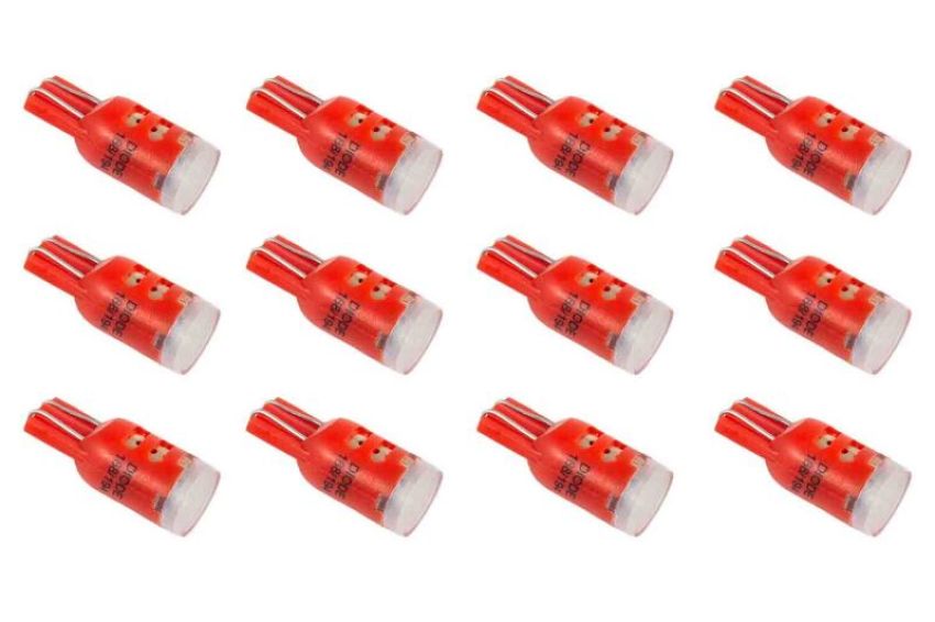 Diode Dynamics DD0023TW 194 LED Bulb HP3 LED - Red Set of 12
