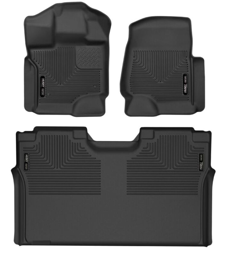 HUSKY LINERS HSK94041 Front & 2nd Seat Floor L iners Weatherbeater