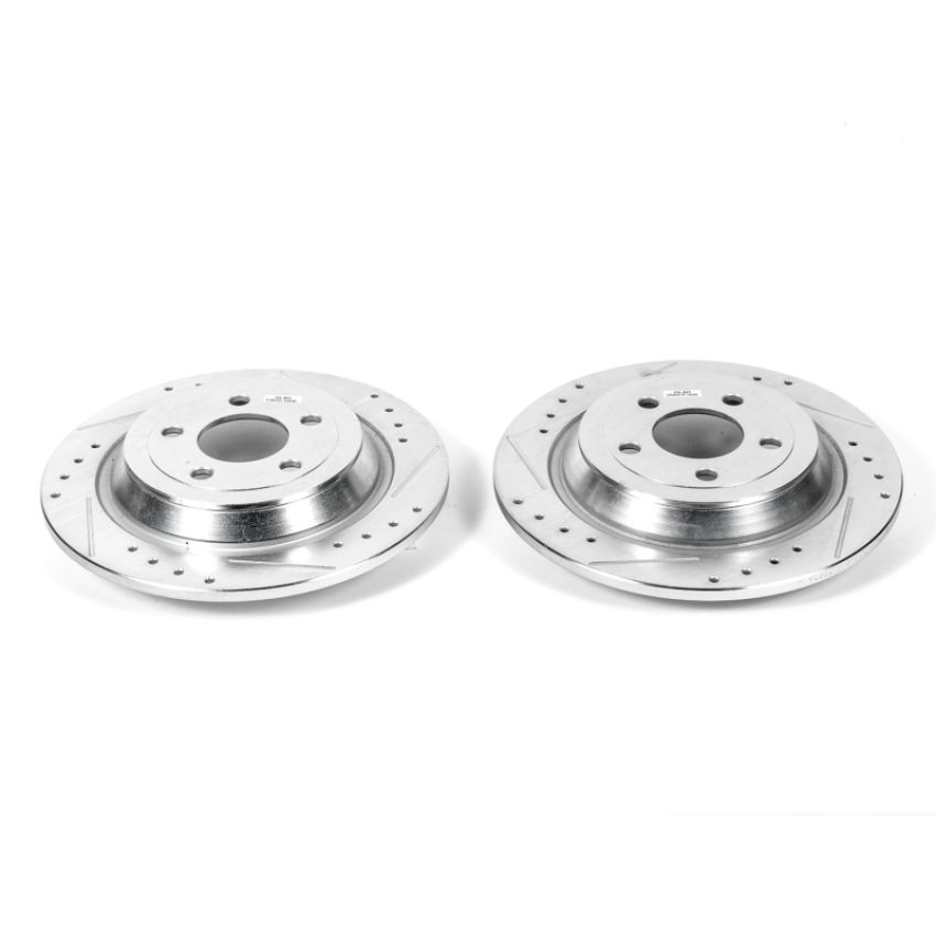 PowerStop AR85164XPR PowerStop Evolution Performance Drilled, Slotted & Plated Brake Rotor Pair