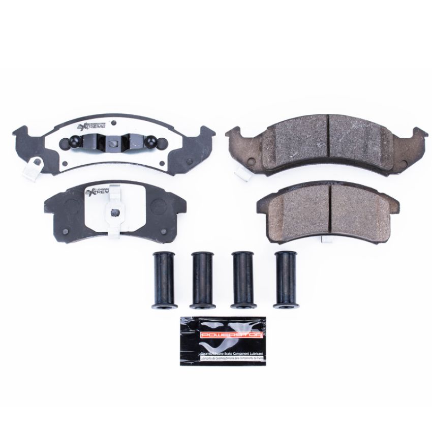 PowerStop Z26-623 PowerStop - Z26 Performance Carbon-Fiber Ceramic Brake Pads with Hardware Kit