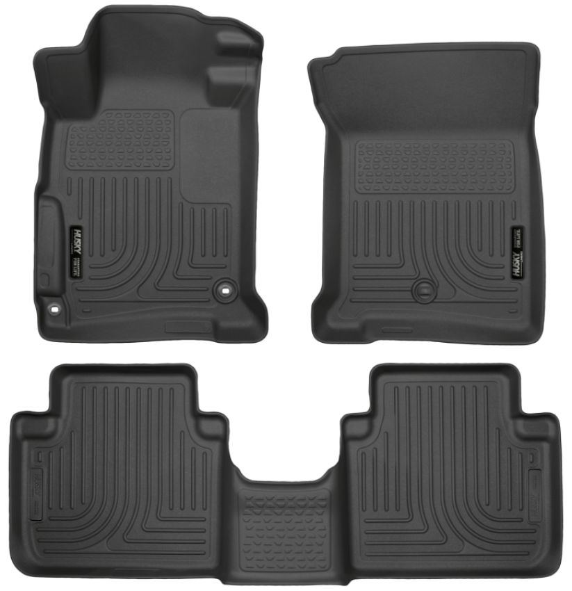 HUSKY LINERS HSK98481 13-  Honda Accord Front/ 2nd Floor Liners Black