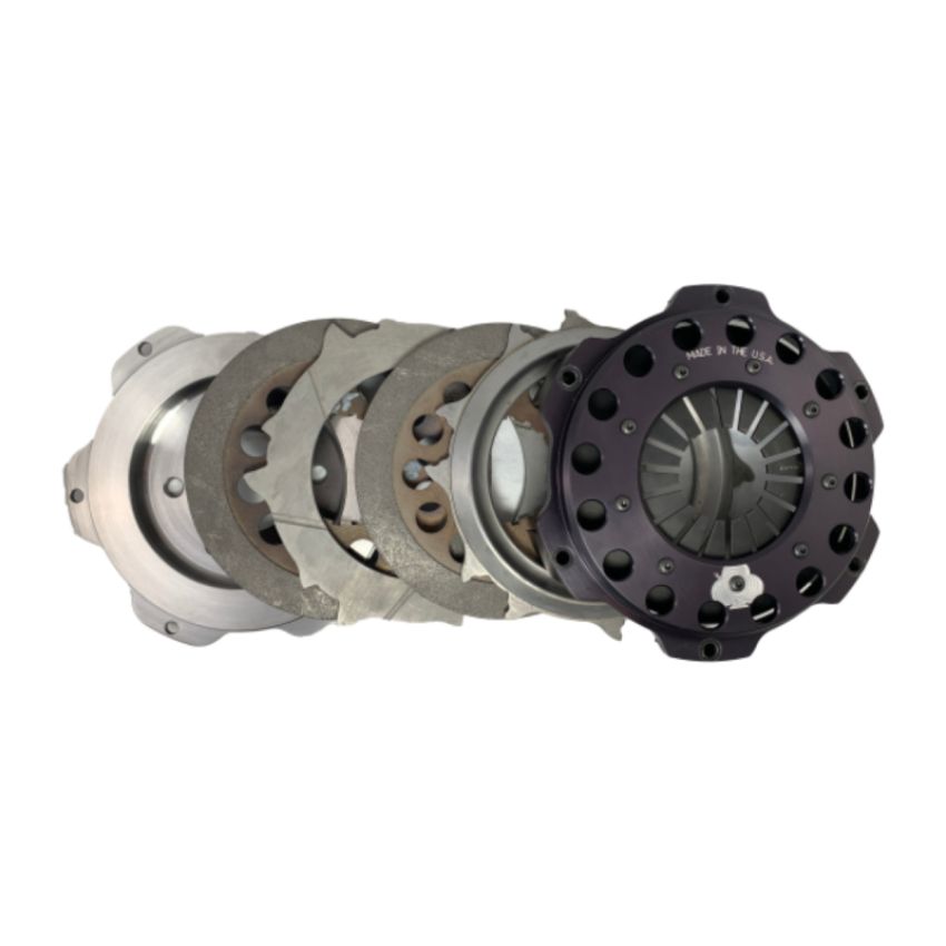 McLeod Racing 725332-07 McLeod Mini Mag 7.25 Twin Disc 97-13 GM LS-X 6 Bolt Crank w/Aluminum Flywheel(168T 1-1/8 x 26)