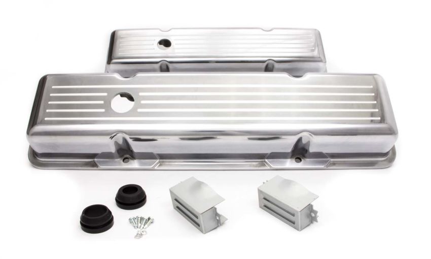 RACING POWER CO-PACKAGED RPCR6131 SBC Alum Short V/C Ball Milled Polished