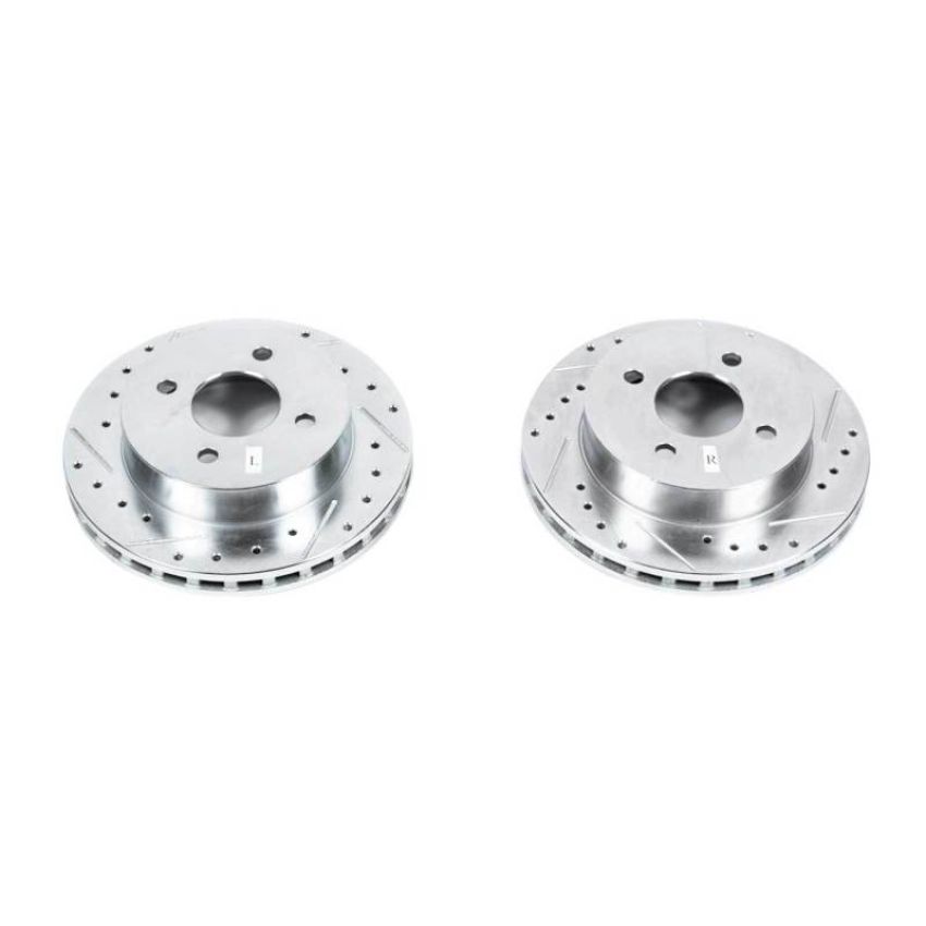 PowerStop AR8123XPR PowerStop Evolution Performance Drilled, Slotted & Plated Brake Rotor Pair