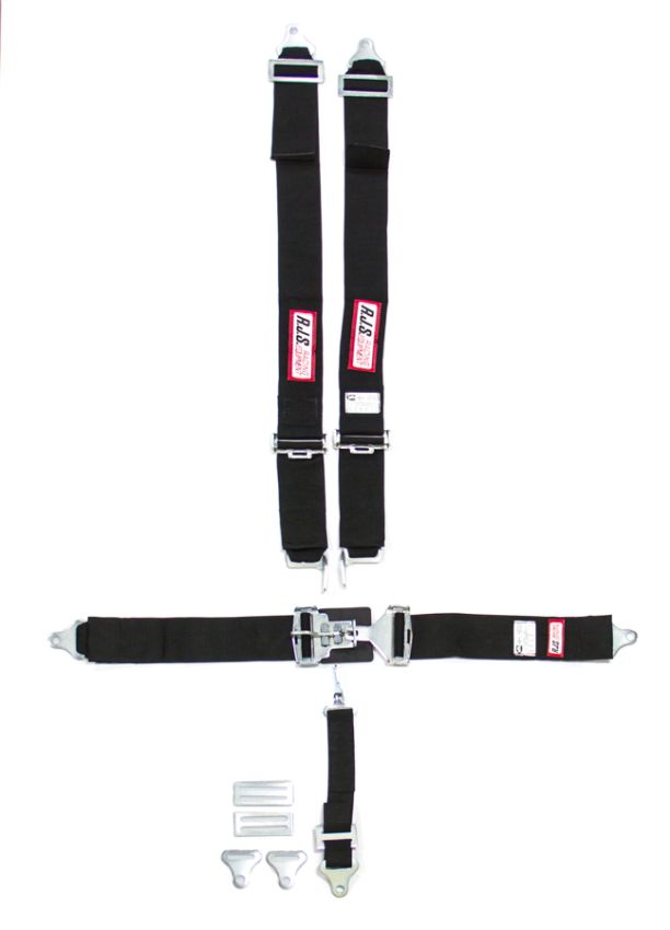 RJS SAFETY RJS1127801 5-Pt Harness System BK Ind Bolt In Mt 2in Sub